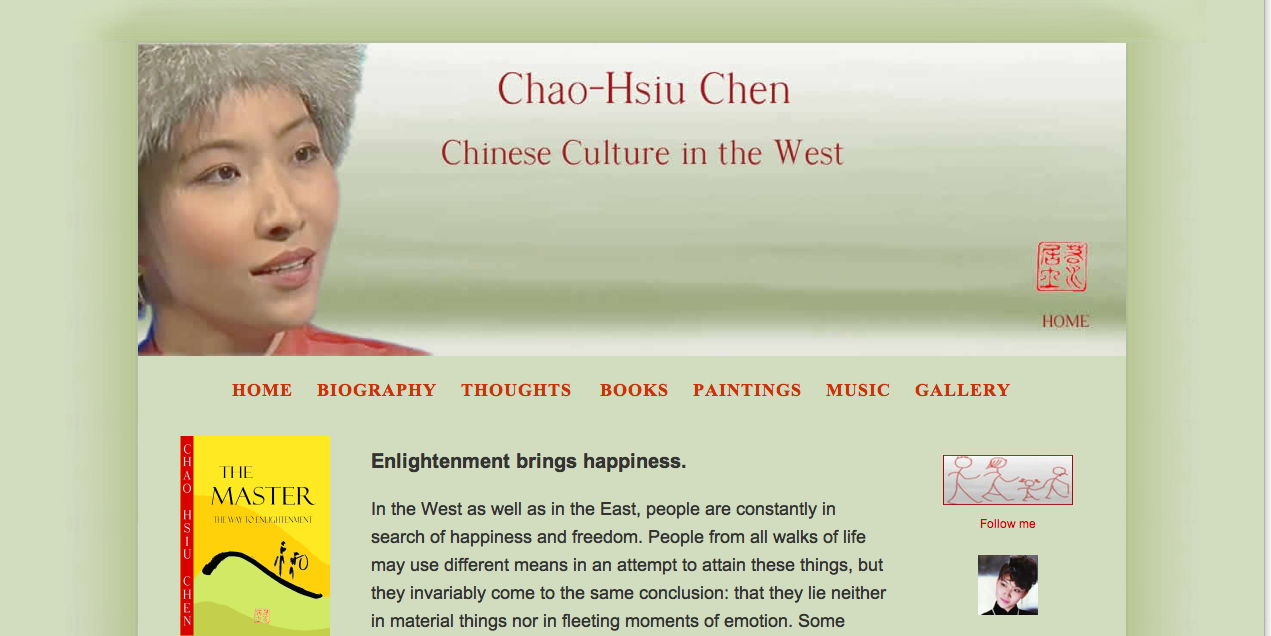 Visit_Chao Hsiu Chen Official Website